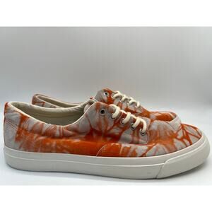 Polo Ralph Lauren Orange Tie Dye Harpoon Casual Shoes Men’s Size 9.5D